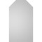 Ekena Millwork Octagonal Top Surface Mount PVC Gable Vent w/ 2"W x 1-1/2"P Brickmould Frame, 16"W x 28"H GVPOT16X2802SN - alternate 2